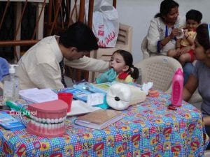 little sparks2 dental checkup in summer camp